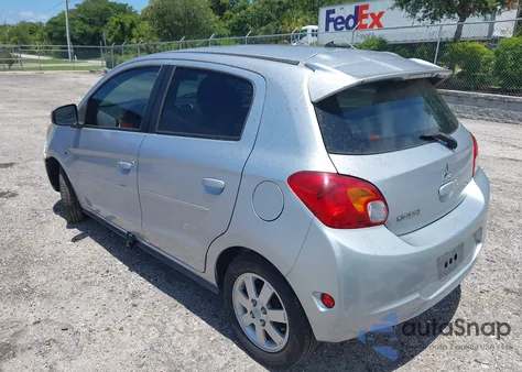 2015 Mitsubishi Mirage Es/Rf from USA, damaged, VIN ML32A4HJ4FH009825